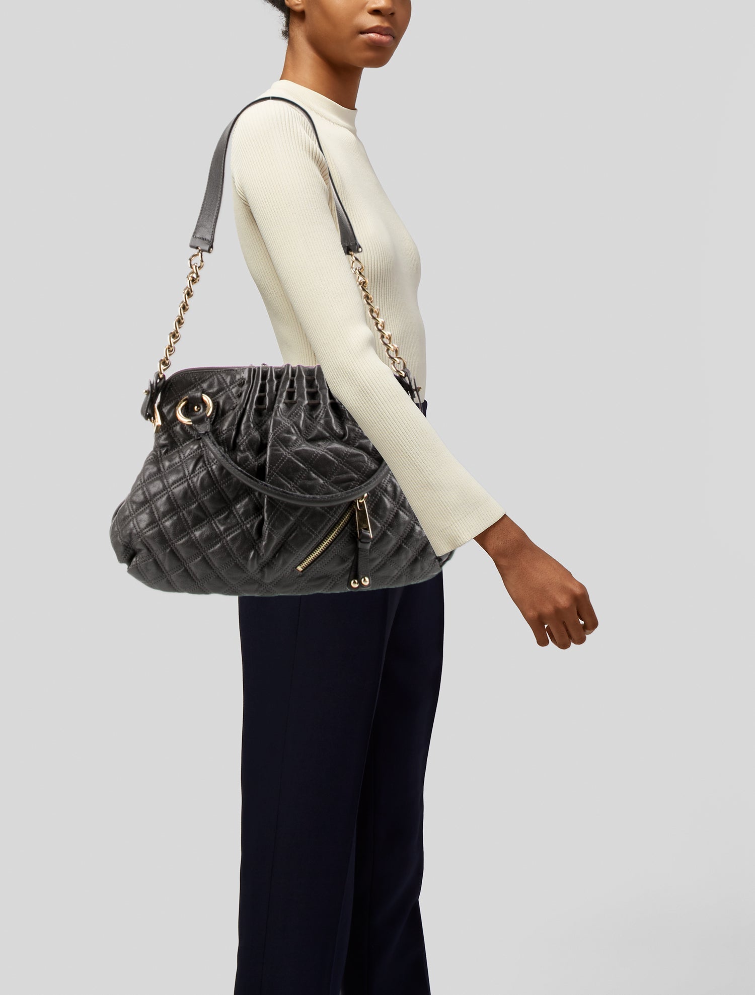 Marc Jacobs Quilted Top Handle Bag