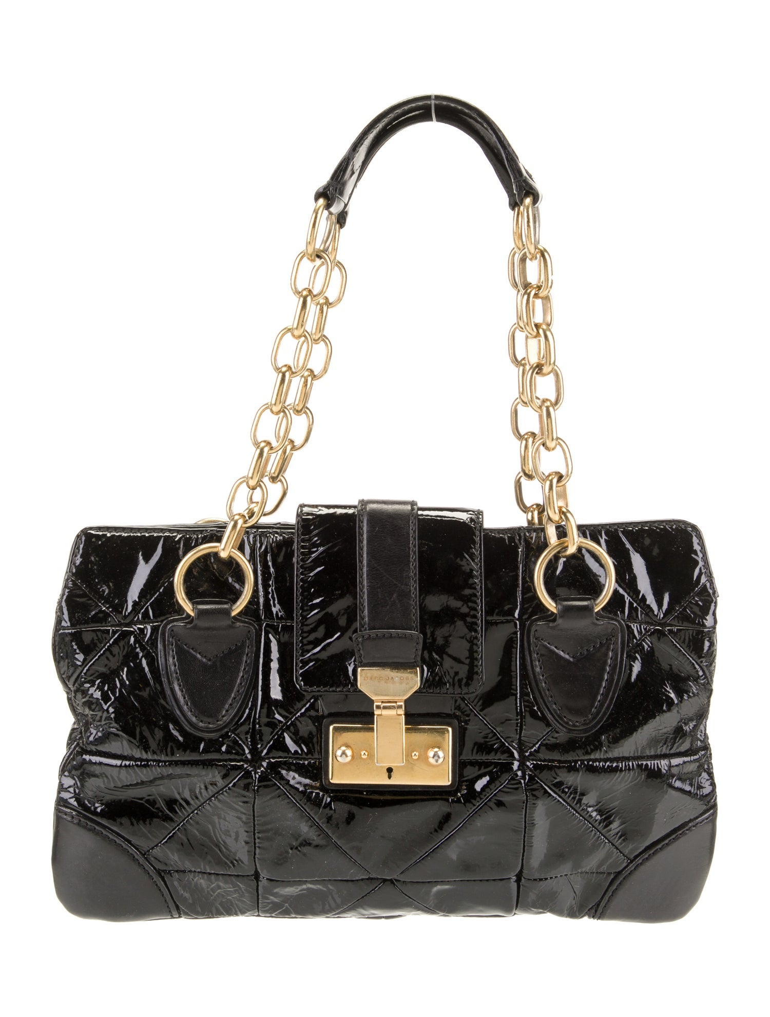 Marc Jacobs Patent Leather Top Handle Bag