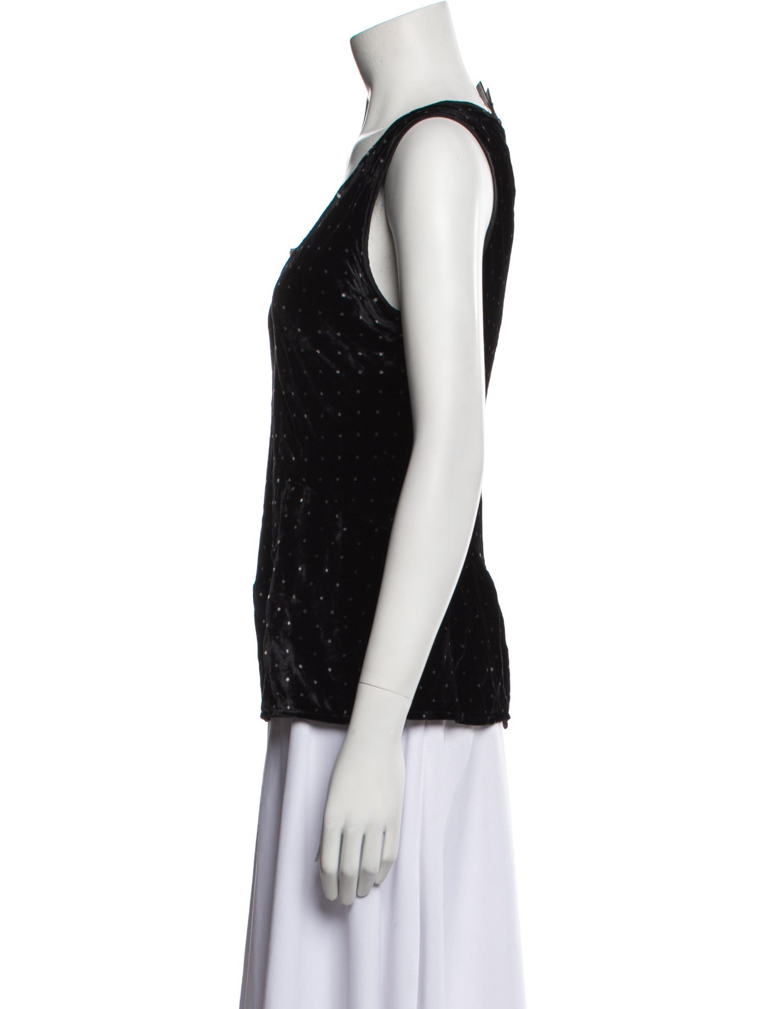 Marc Jacobs Plunge Neckline Sleeveless Top