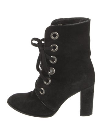 Marc Jacobs Suede Lace-Up Boots
