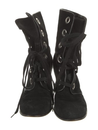 Marc Jacobs Suede Lace-Up Boots