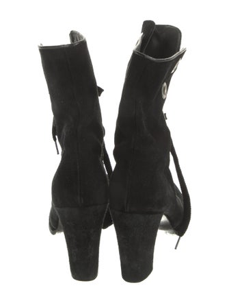 Marc Jacobs Suede Lace-Up Boots