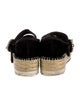 Marc Jacobs Velvet Crystal Embellishments Espadrilles