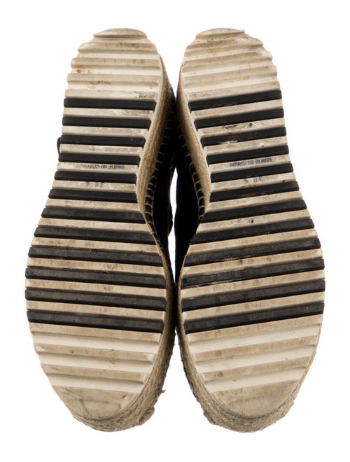 Marc Jacobs Velvet Crystal Embellishments Espadrilles