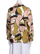 Marc Jacobs Silk Printed Button-Up Top