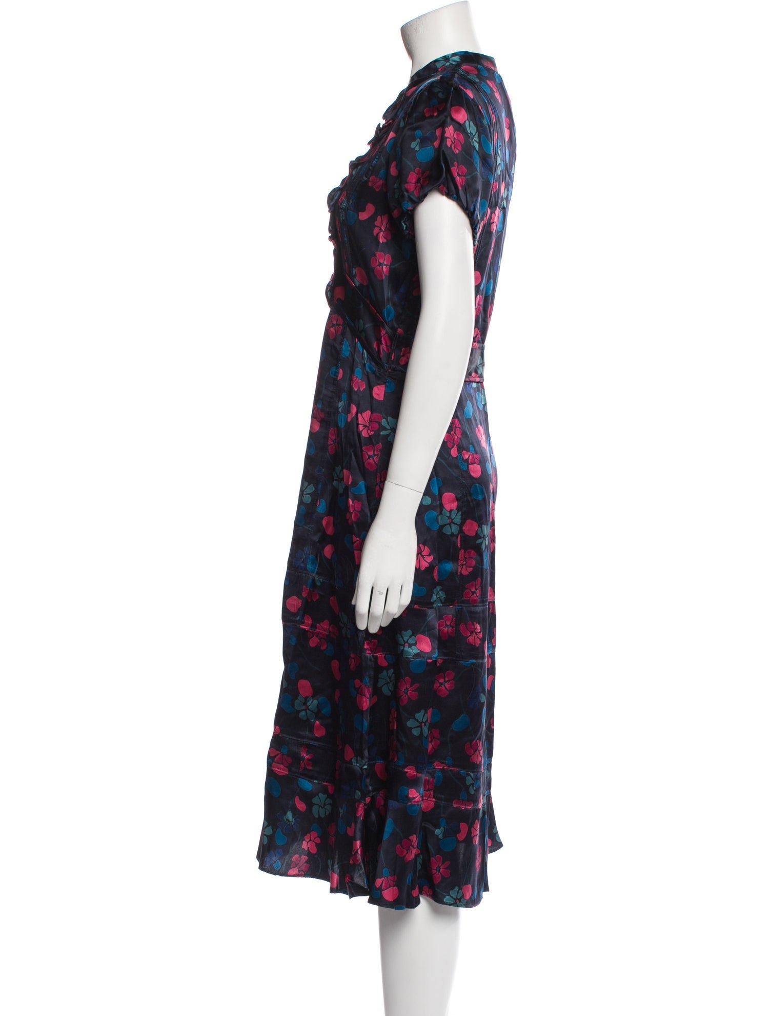 Marc Jacobs Silk Midi Length Dress