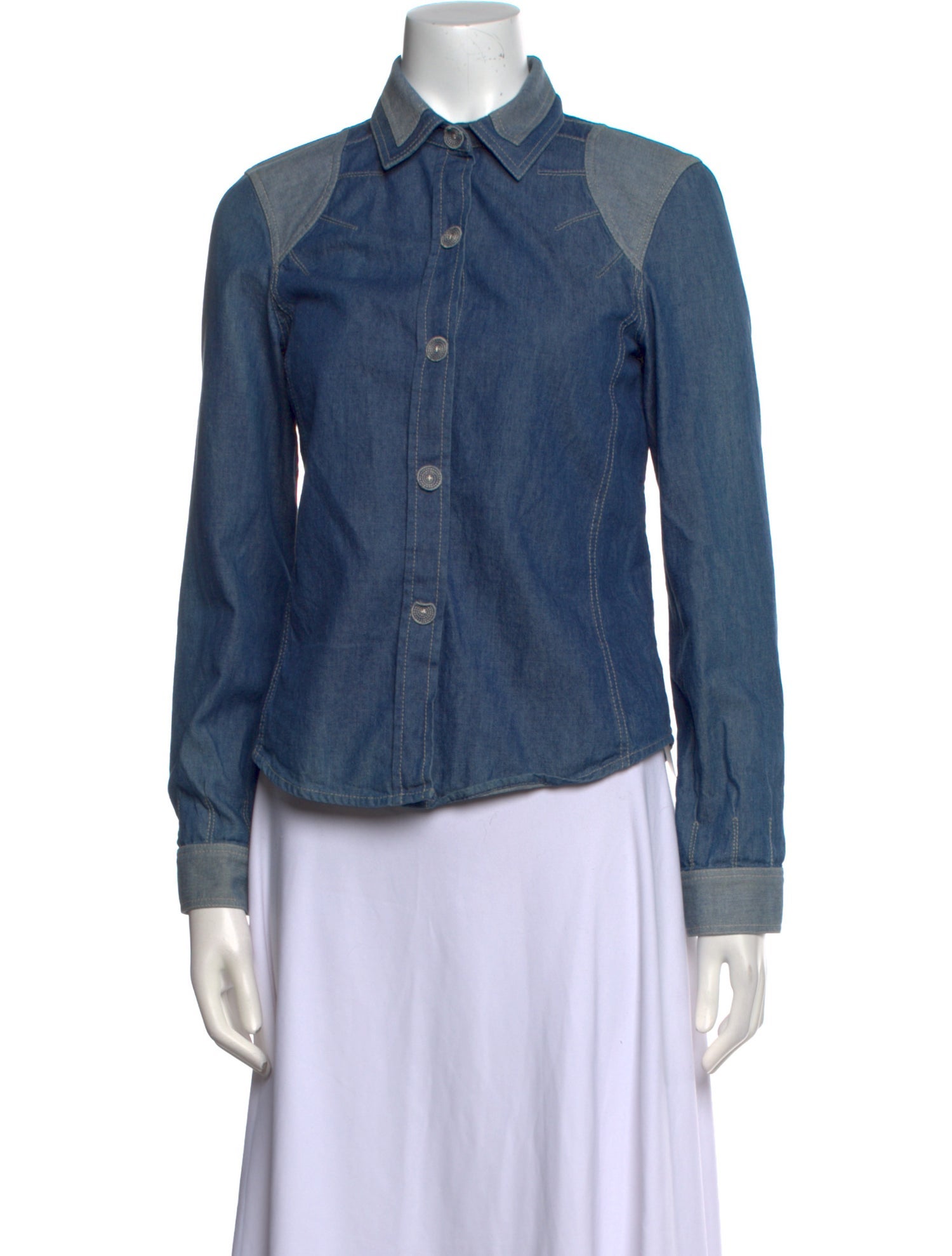 Marc Jacobs Long Sleeve Button-Up Top