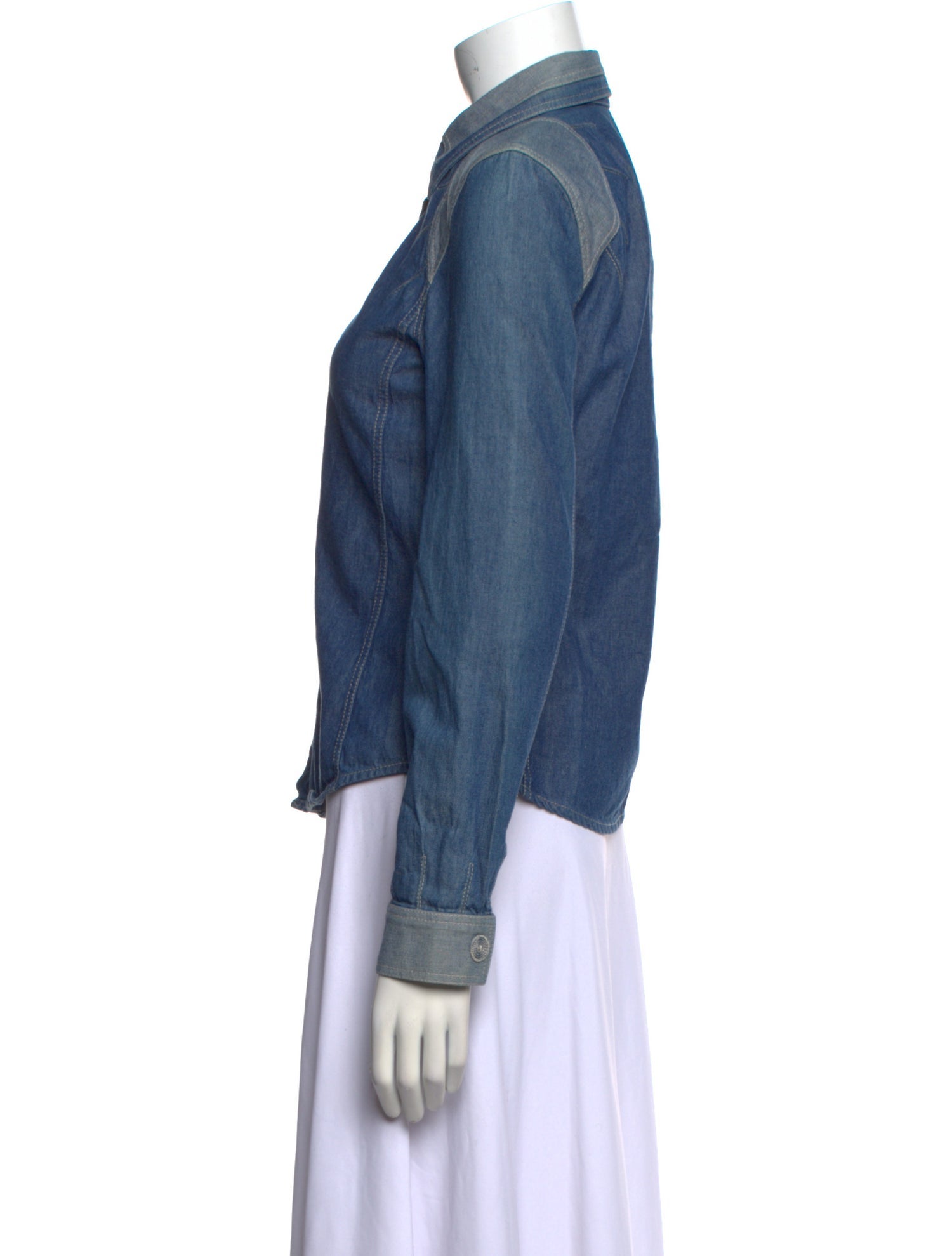 Marc Jacobs Long Sleeve Button-Up Top