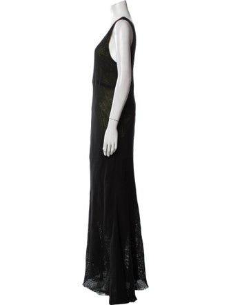 Marc Jacobs Scoop Neck Long Dress
