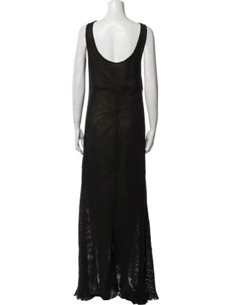 Marc Jacobs Scoop Neck Long Dress
