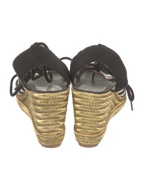 Marc Jacobs Canvas Striped T-Strap Pumps