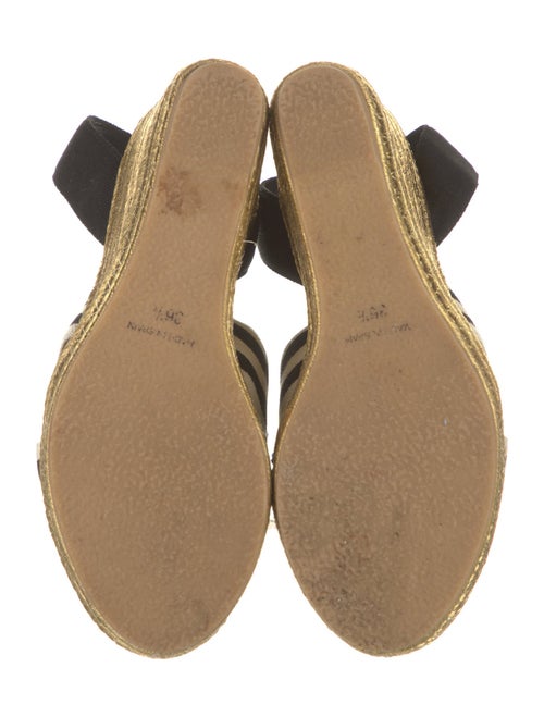 Marc Jacobs Canvas Striped T-Strap Pumps