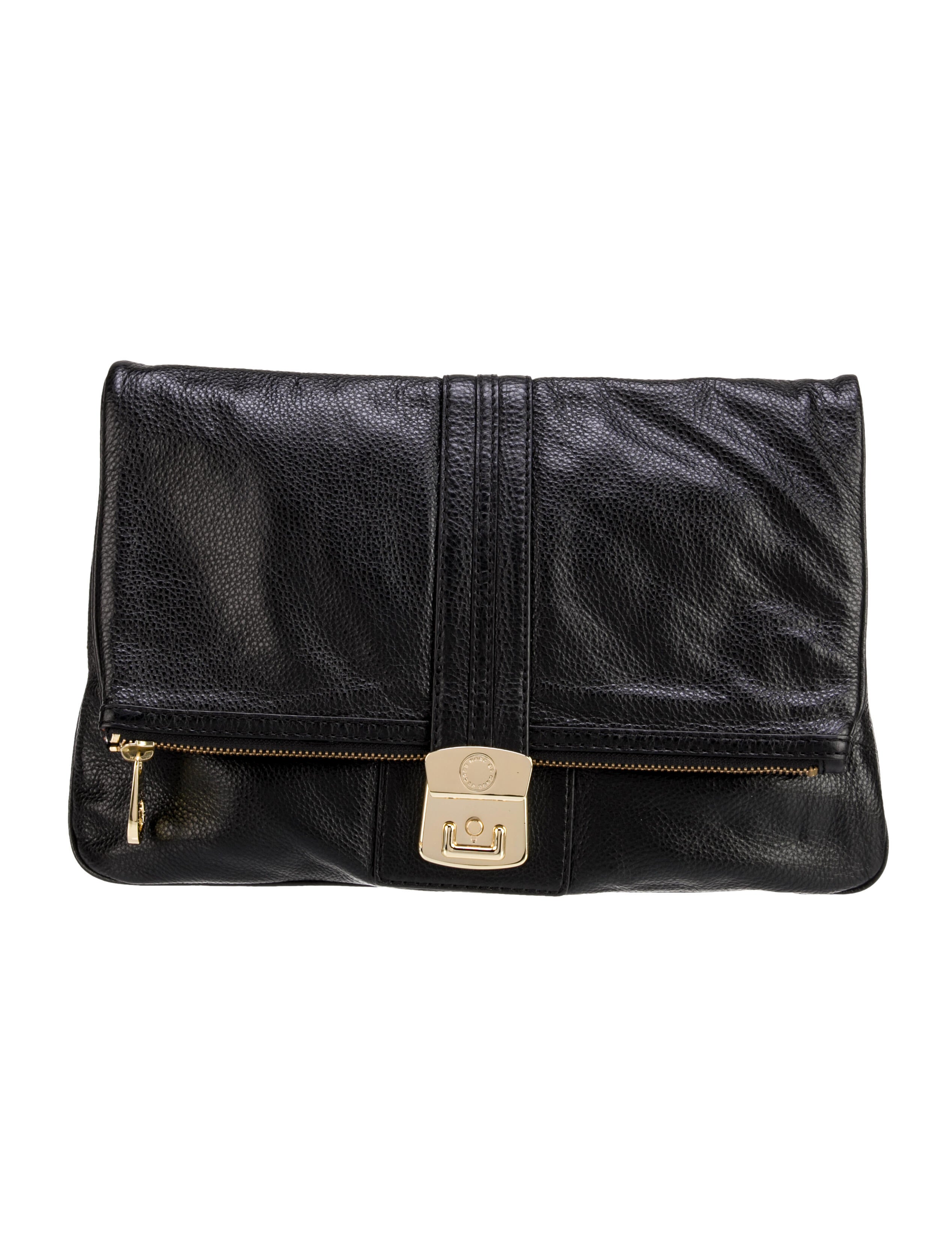 Marc Jacobs Embossed Leather Messenger Bag