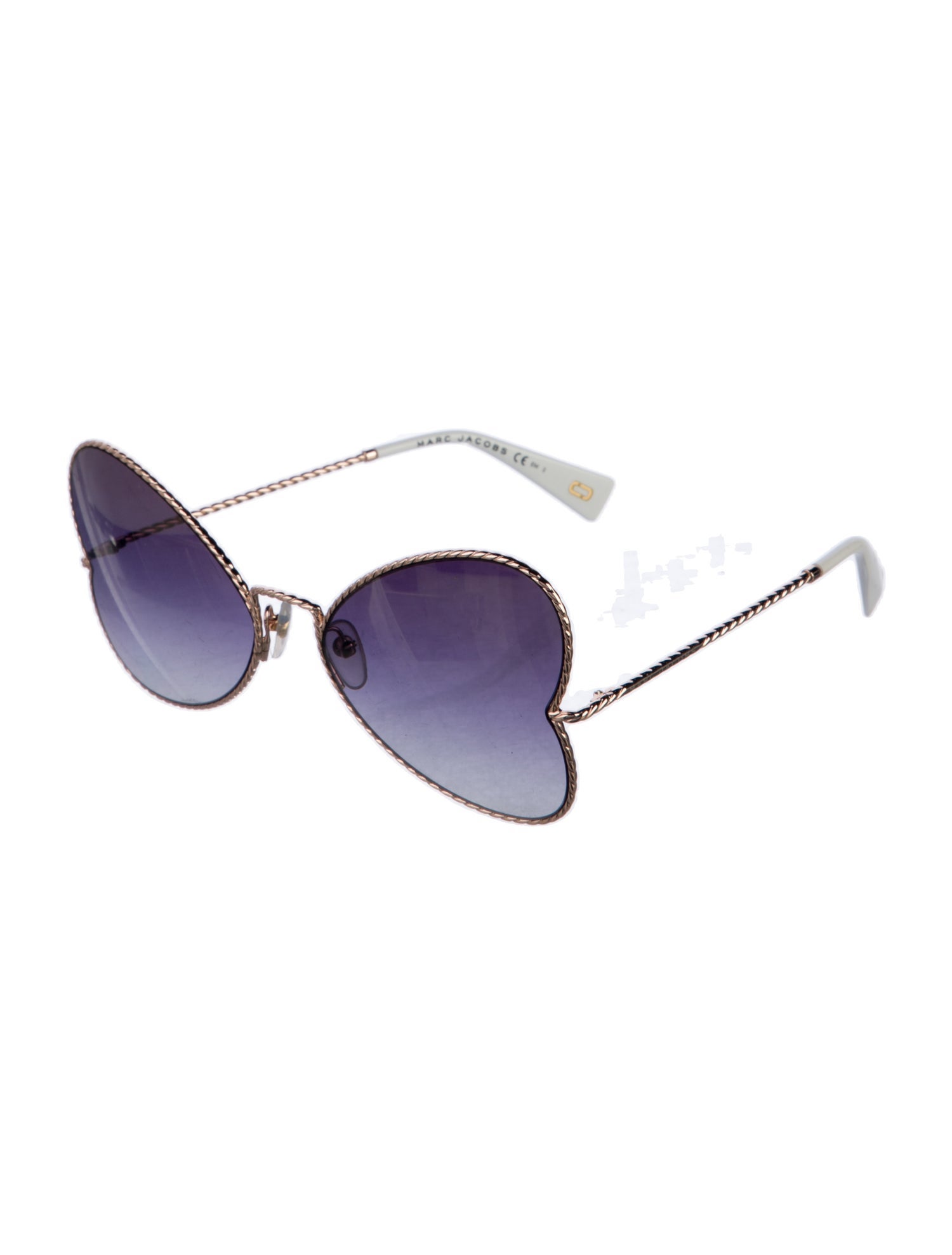 Marc Jacobs Heart Tinted Sunglasses
