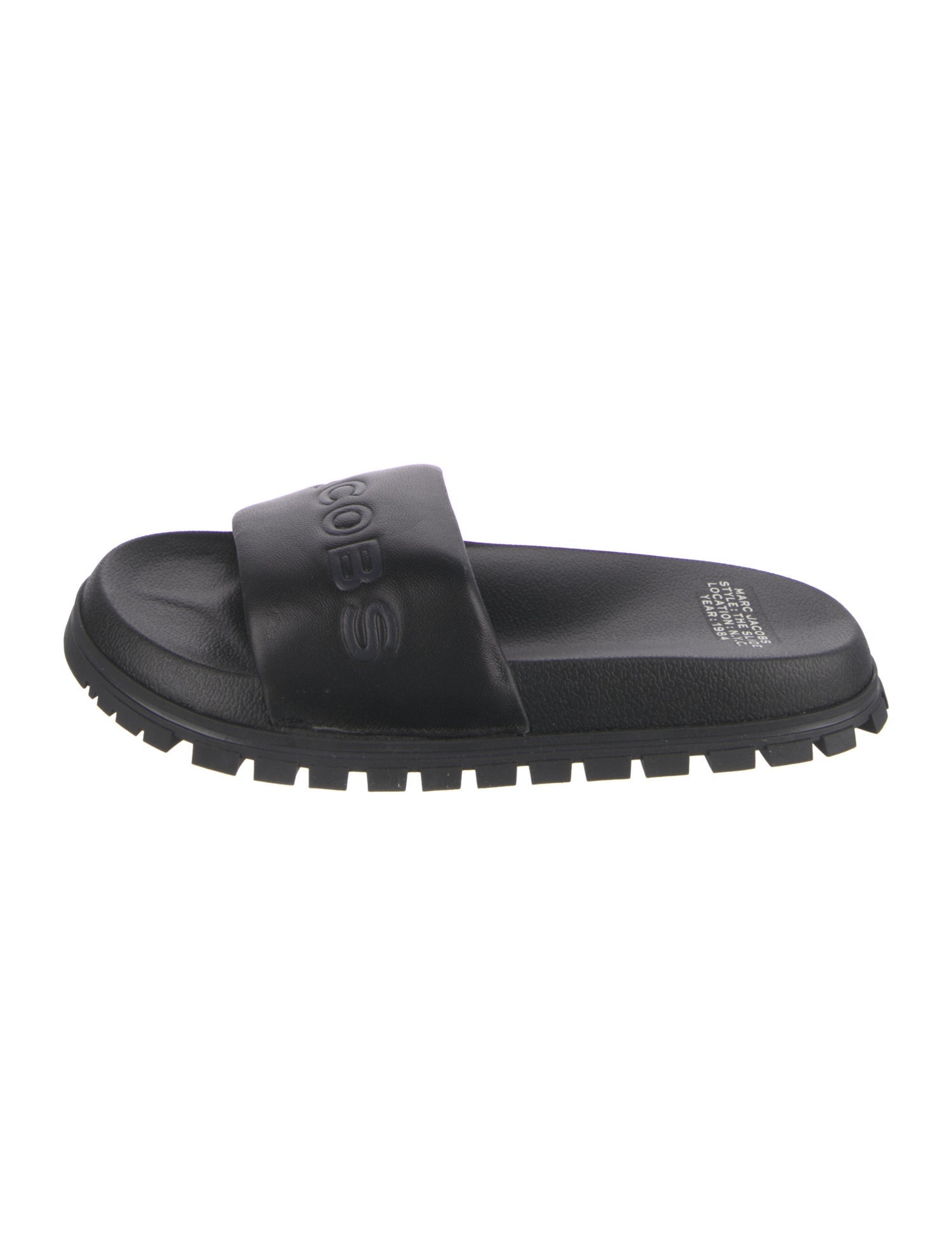 Marc Jacobs Leather Slides