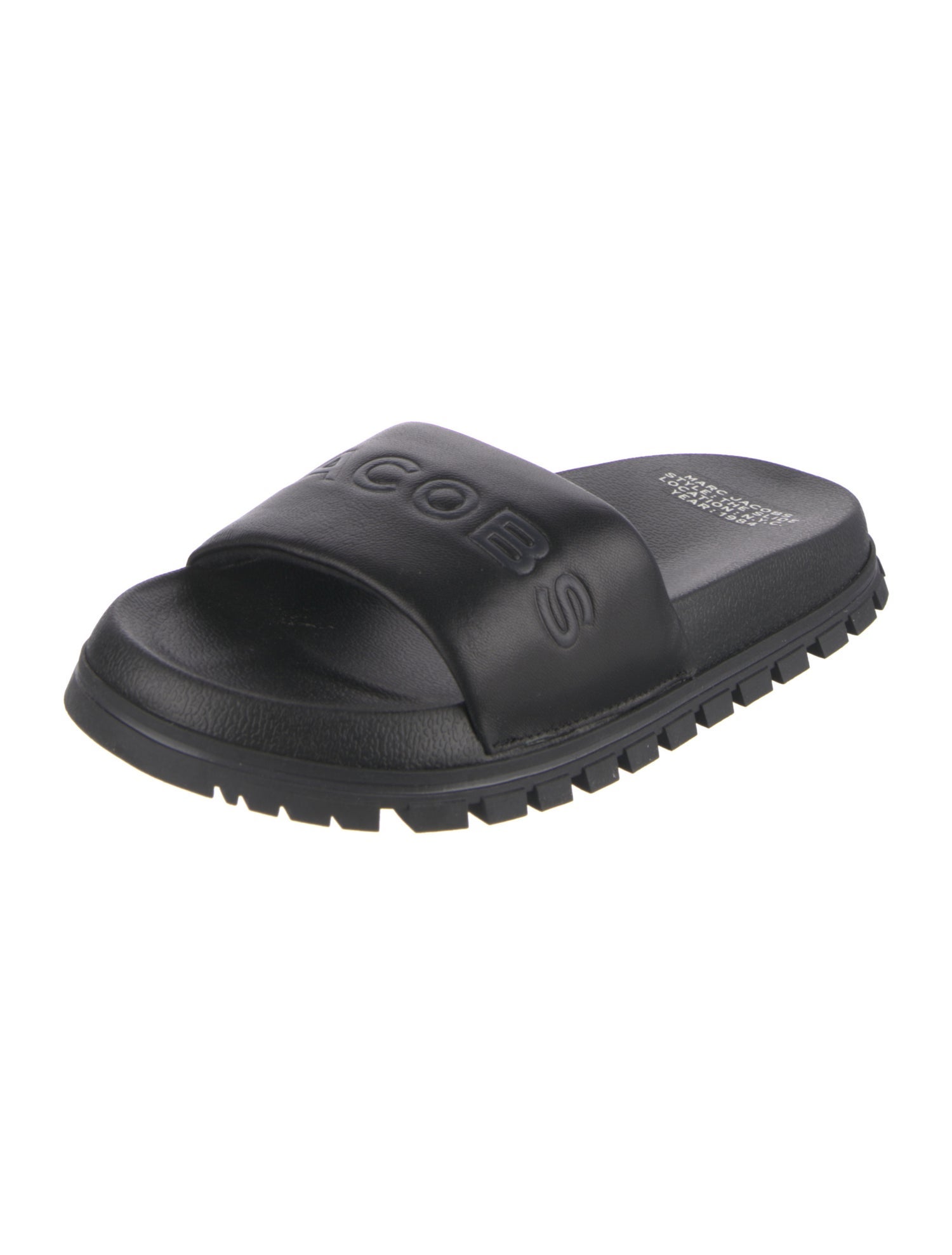 Marc Jacobs Leather Slides