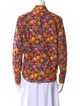 Marc Jacobs Floral Print Long Sleeve Button-Up Top