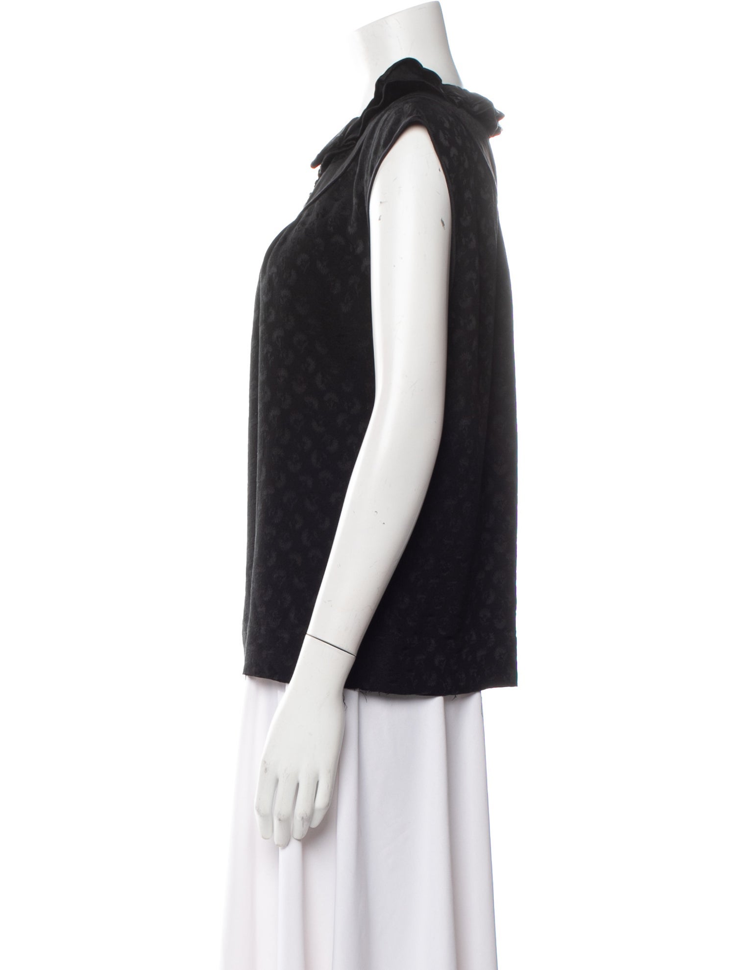 Marc Jacobs Silk Crew Neck Top