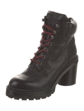 Marc Jacobs Leather Combat Boots