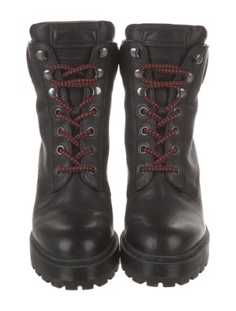 Marc Jacobs Leather Combat Boots
