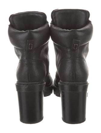 Marc Jacobs Leather Combat Boots