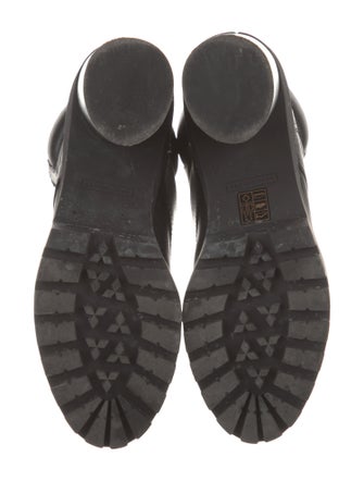 Marc Jacobs Leather Combat Boots