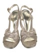 Marc Jacobs Glitter Accents Slingback Sandals