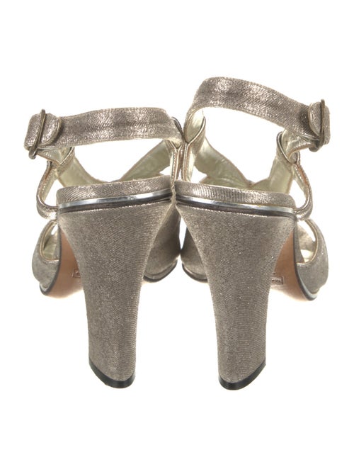 Marc Jacobs Glitter Accents Slingback Sandals