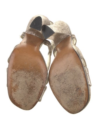 Marc Jacobs Glitter Accents Slingback Sandals