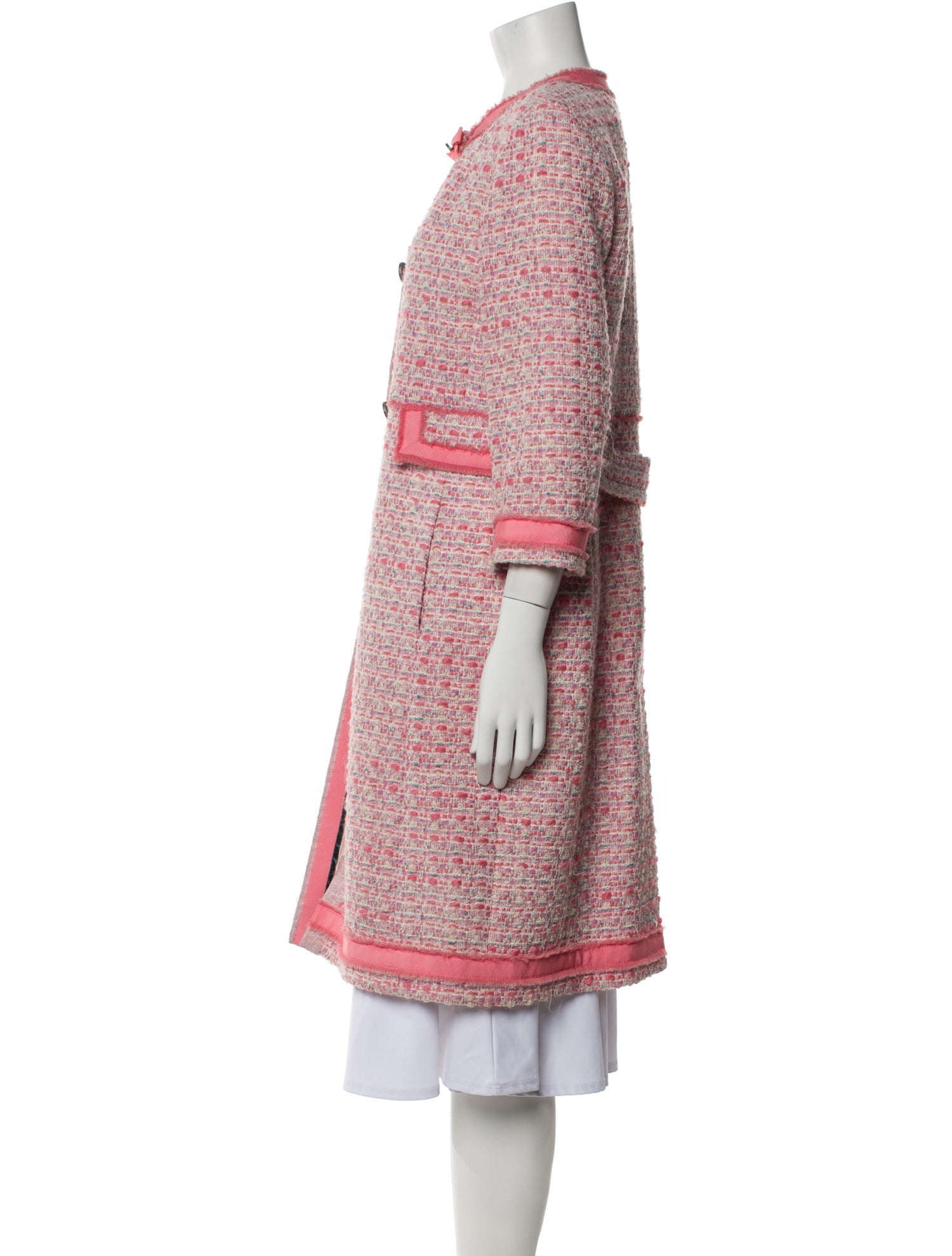 Marc Jacobs Virgin Wool Tweed Pattern Coat