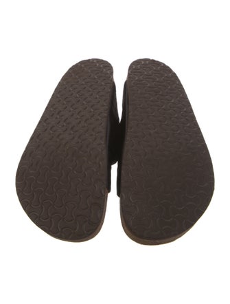 Marc Jacobs Satin Crystal Embellishments Slides