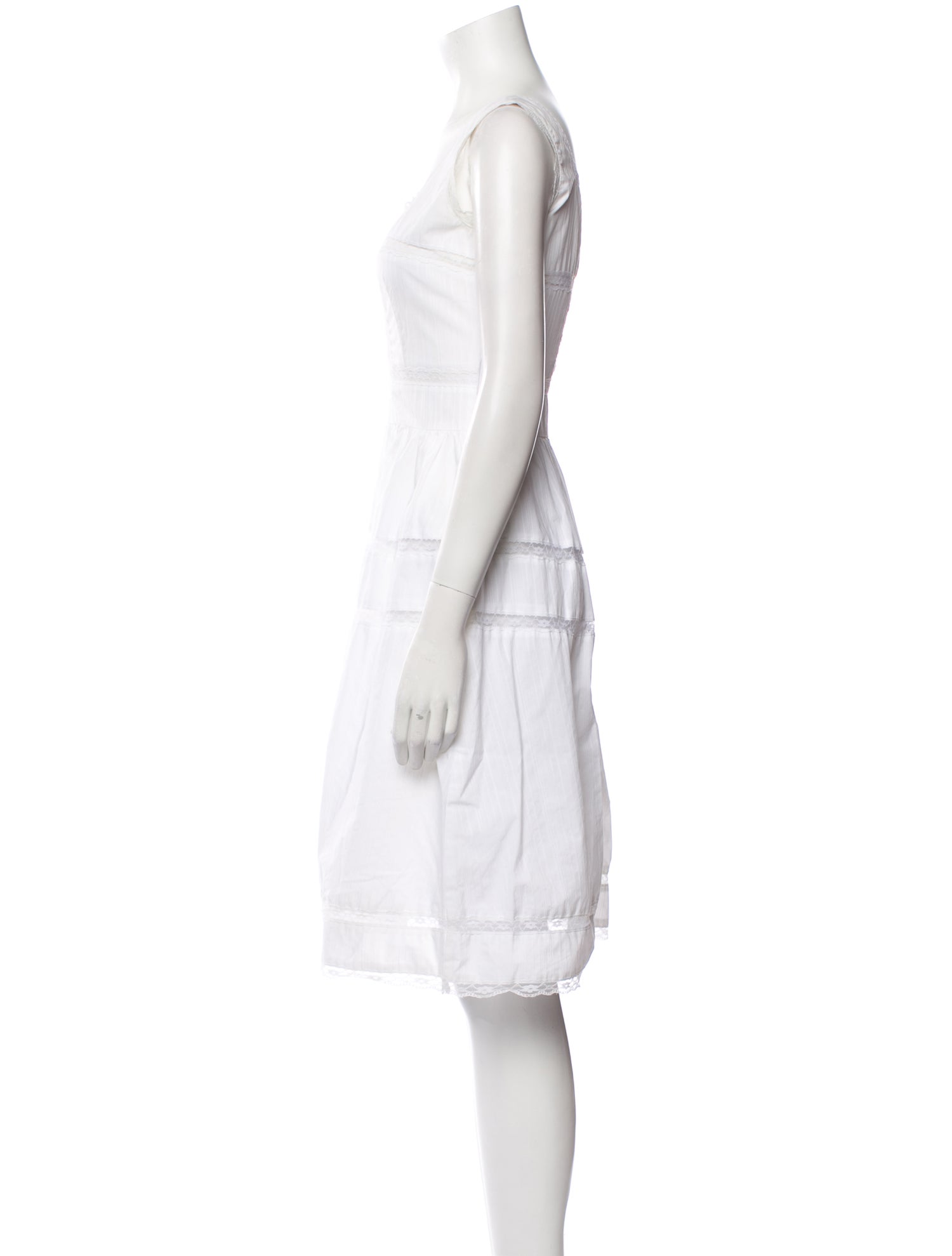 Marc Jacobs Square Neckline Knee-Length Dress