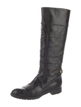 Marc Jacobs Patent Leather Riding Boots