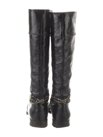 Marc Jacobs Patent Leather Riding Boots