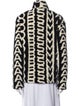 Marc Jacobs Faux Fur Printed Faux Fur Jacket