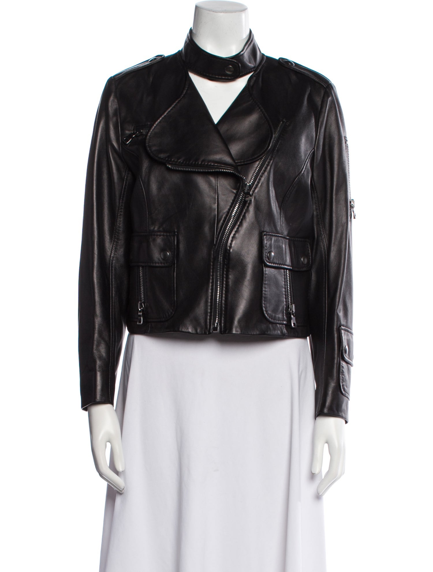 Marc Jacobs Leather Biker Jacket