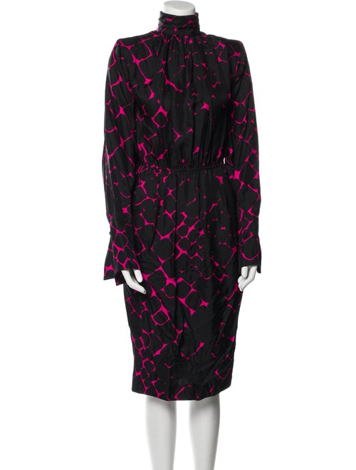 Marc Jacobs Printed Midi Length Dress