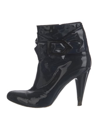 Marc Jacobs Patent Leather Lace-Up Boots