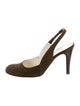 Marc Jacobs Suede Slingback Pumps