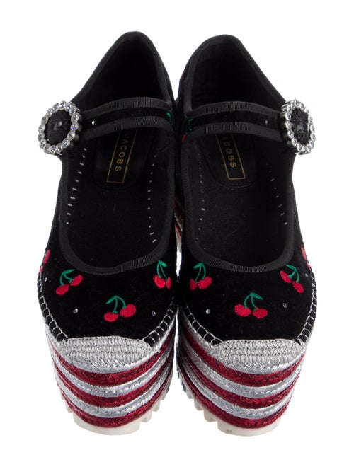 Marc Jacobs Velvet Printed Pumps