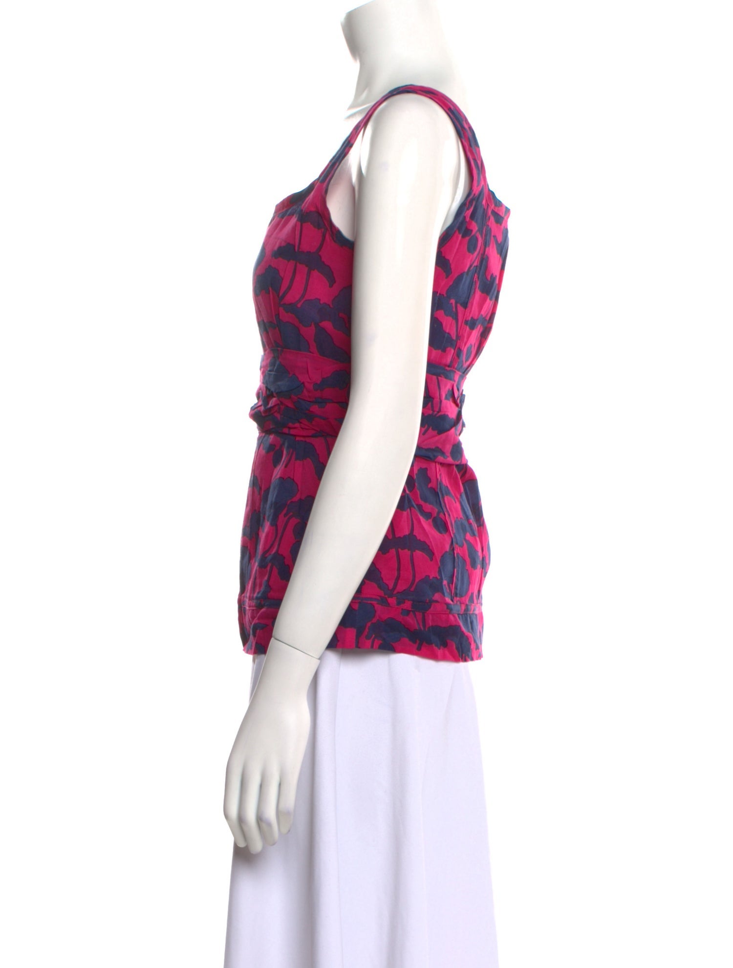 Marc Jacobs Printed Square Neckline Top