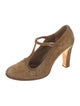 Marc Jacobs Suede T-Strap Pumps