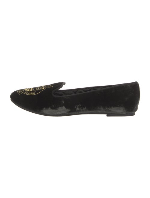 Marc by Marc Jacobs Velvet Embroidered Accent Loafers