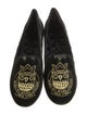 Marc by Marc Jacobs Velvet Embroidered Accent Loafers