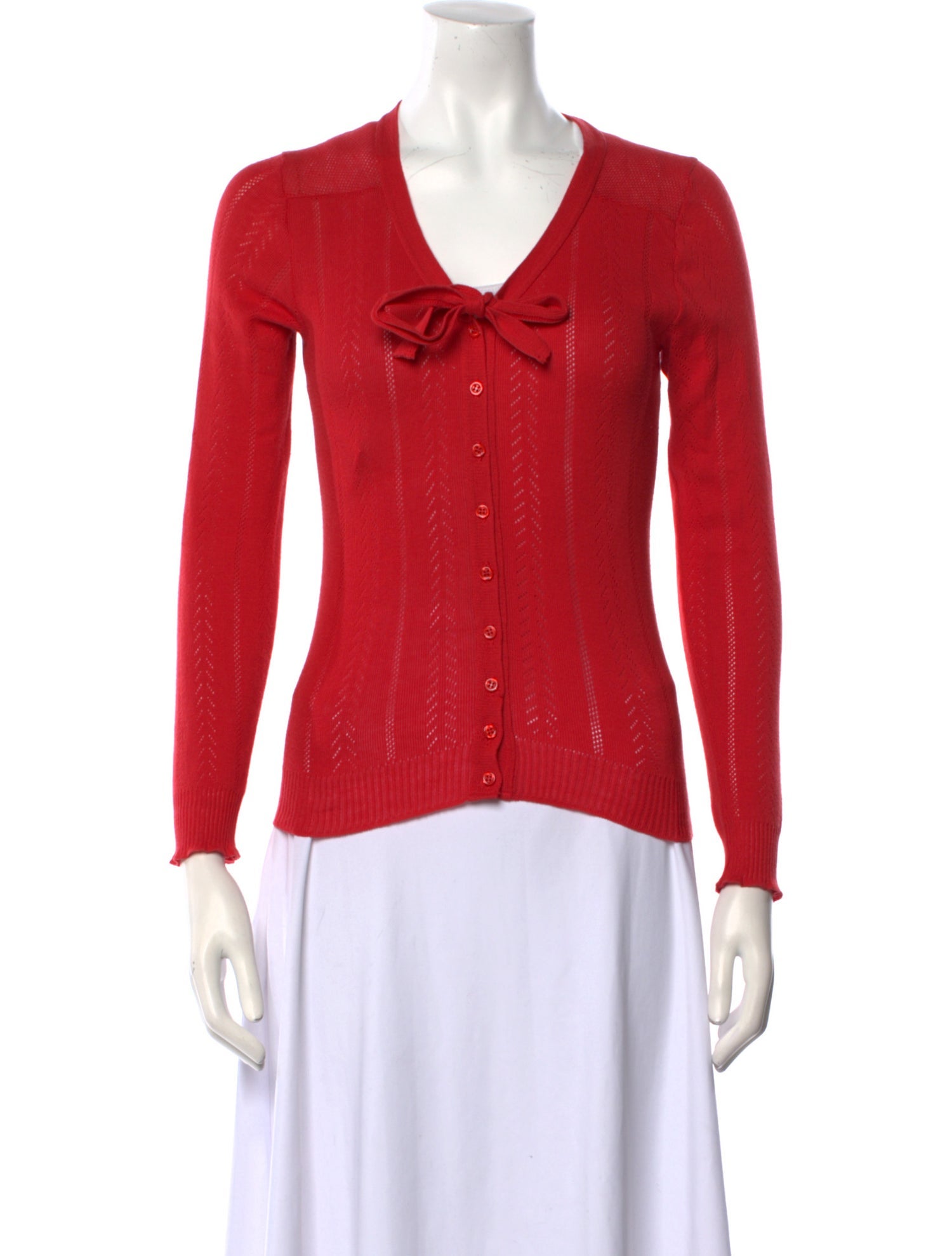 Marc Jacobs Nylon V-Neck Sweater