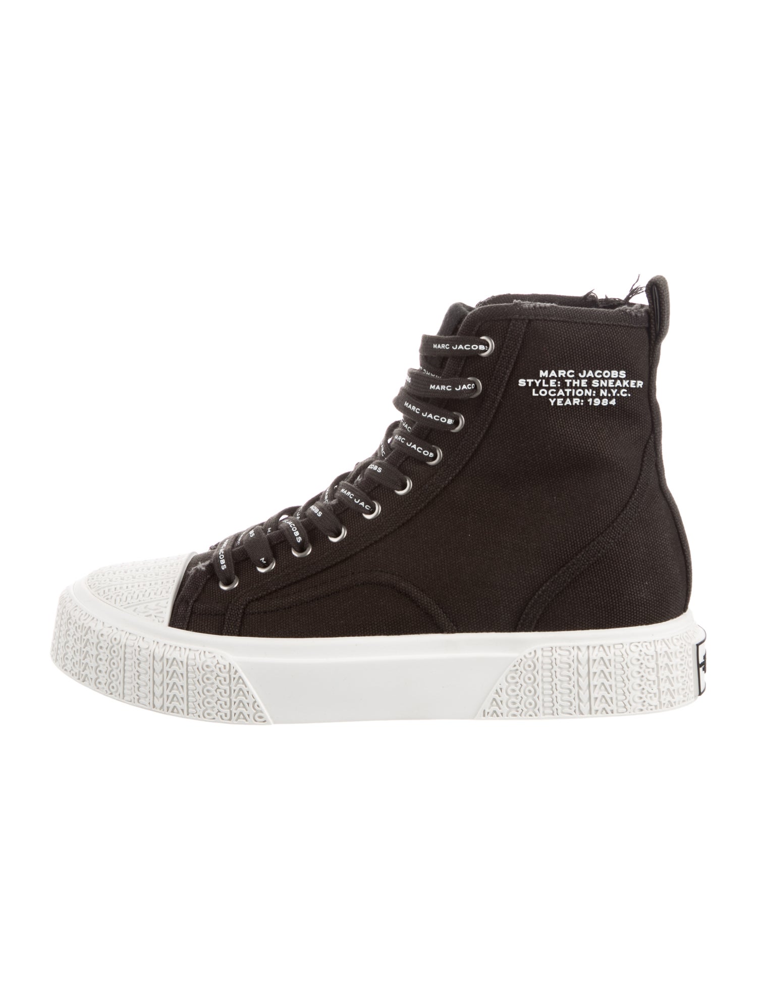 Marc Jacobs Canvas Colorblock Pattern Sneakers w/ Tags