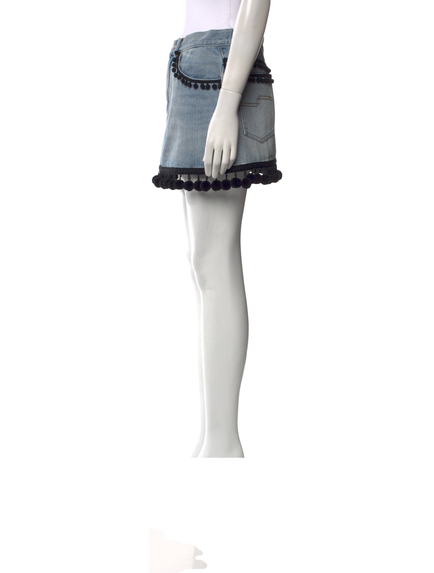 Marc Jacobs Pom-Pom Embellishments Mini Skirt