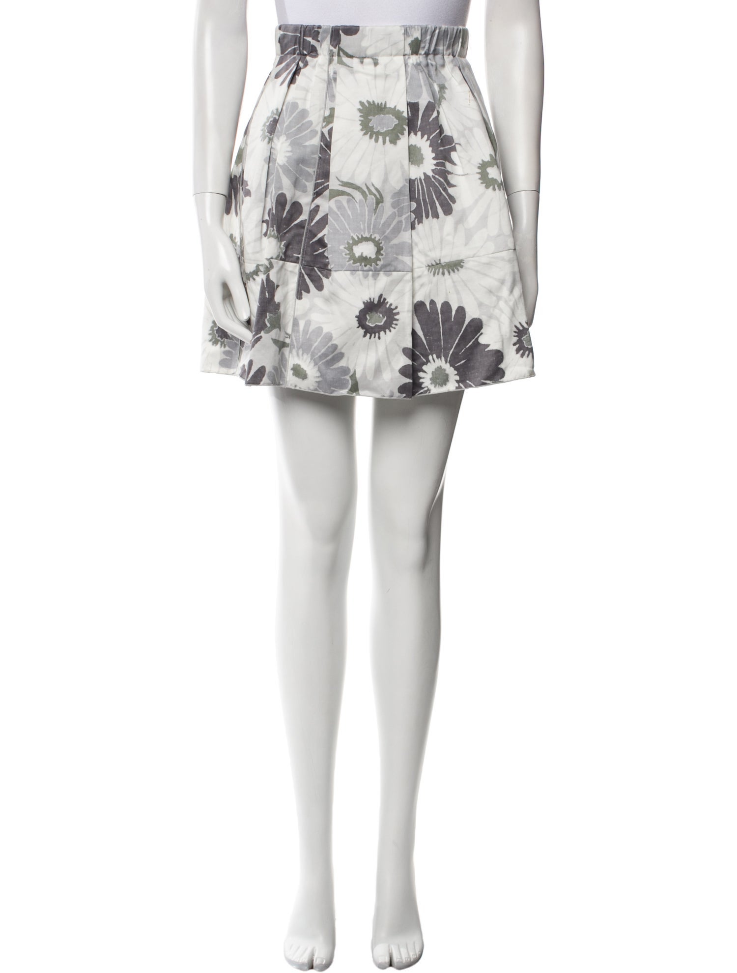 Marc Jacobs Floral Print Mini Skirt