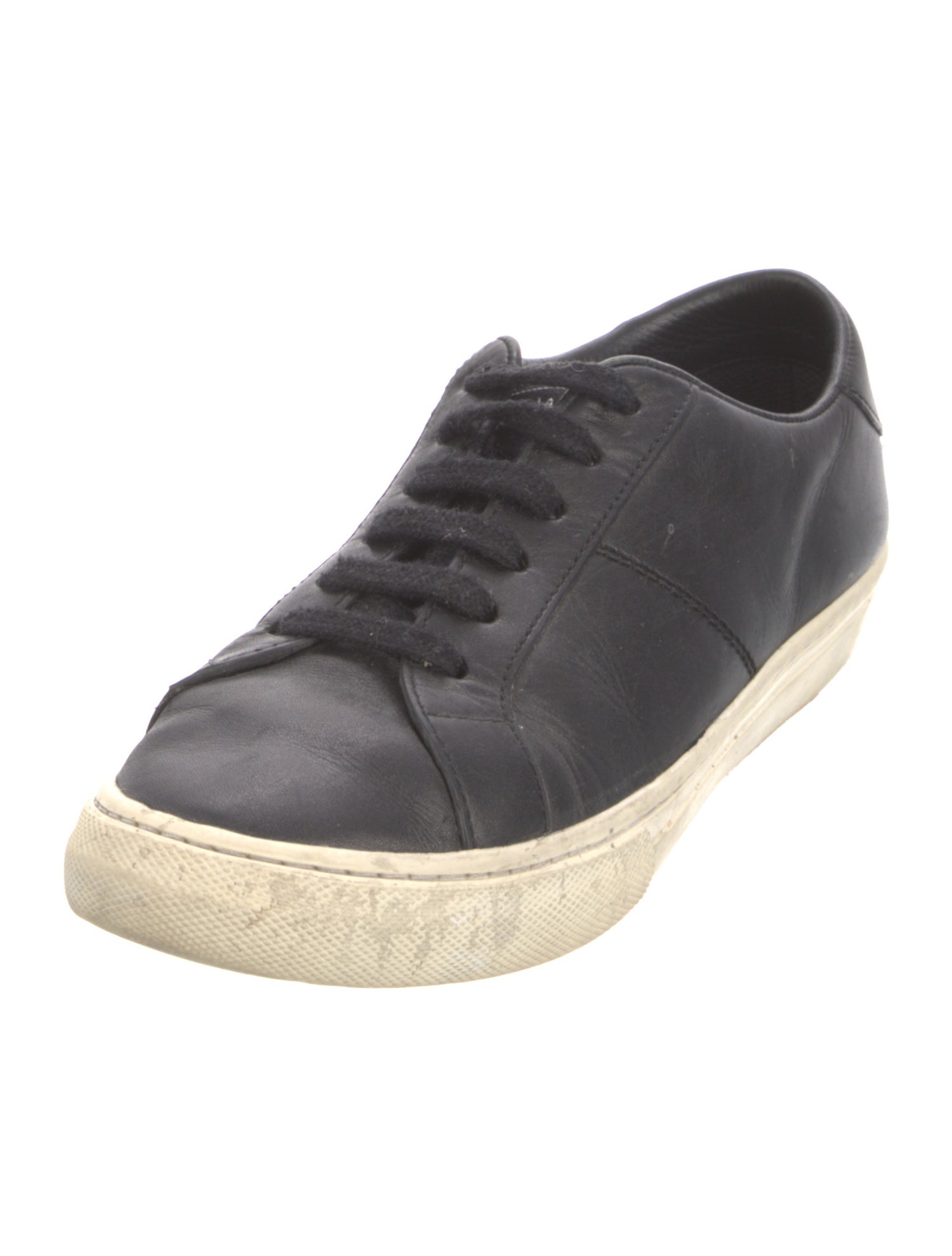 Marc Jacobs Leather Colorblock Pattern Sneakers