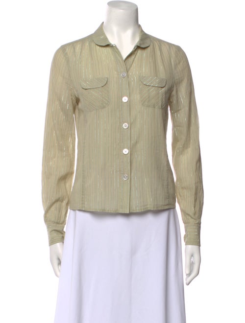 Marc Jacobs Long Sleeve Button-Up Top